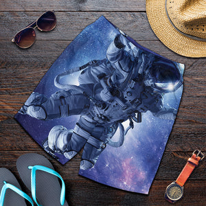 Astronaut On Space Mission Print Men's Shorts