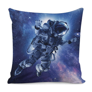 Astronaut On Space Mission Print Pillow Cover