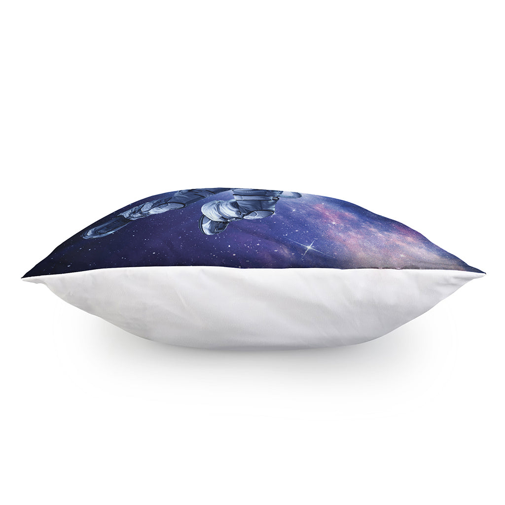 Astronaut On Space Mission Print Pillow Cover