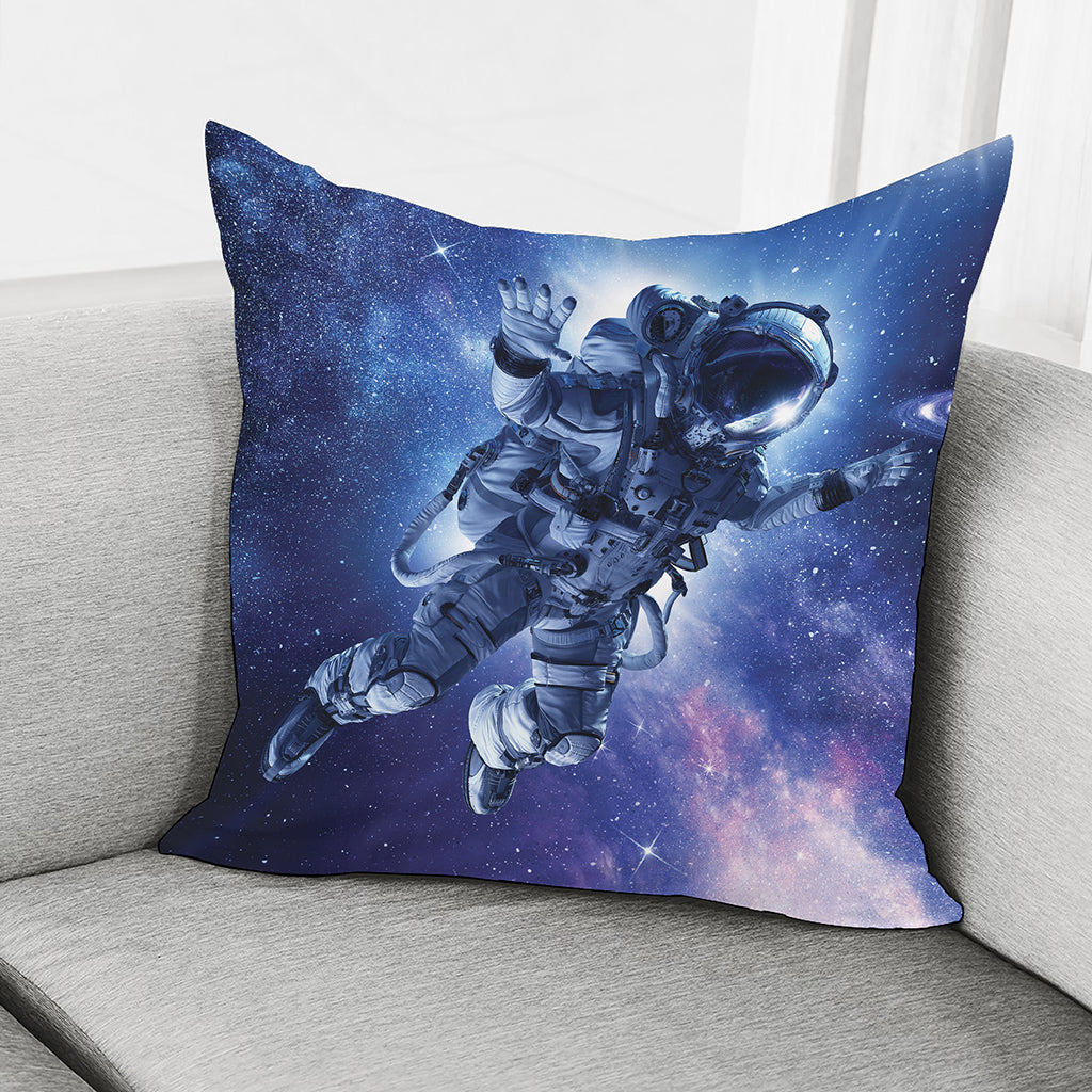 Astronaut On Space Mission Print Pillow Cover