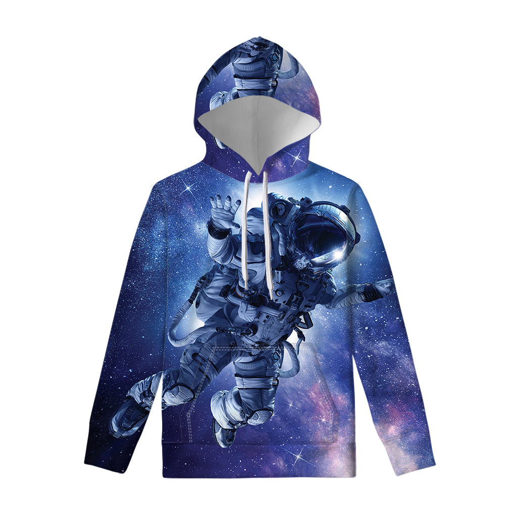 Astronaut On Space Mission Print Pullover Hoodie