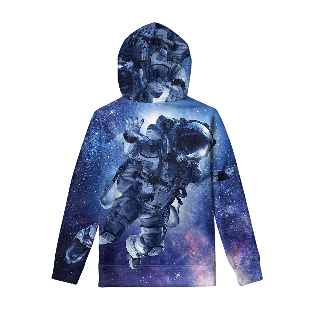 Astronaut On Space Mission Print Pullover Hoodie