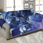 Astronaut On Space Mission Print Sofa Protector