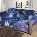 Astronaut On Space Mission Print Sofa Protector