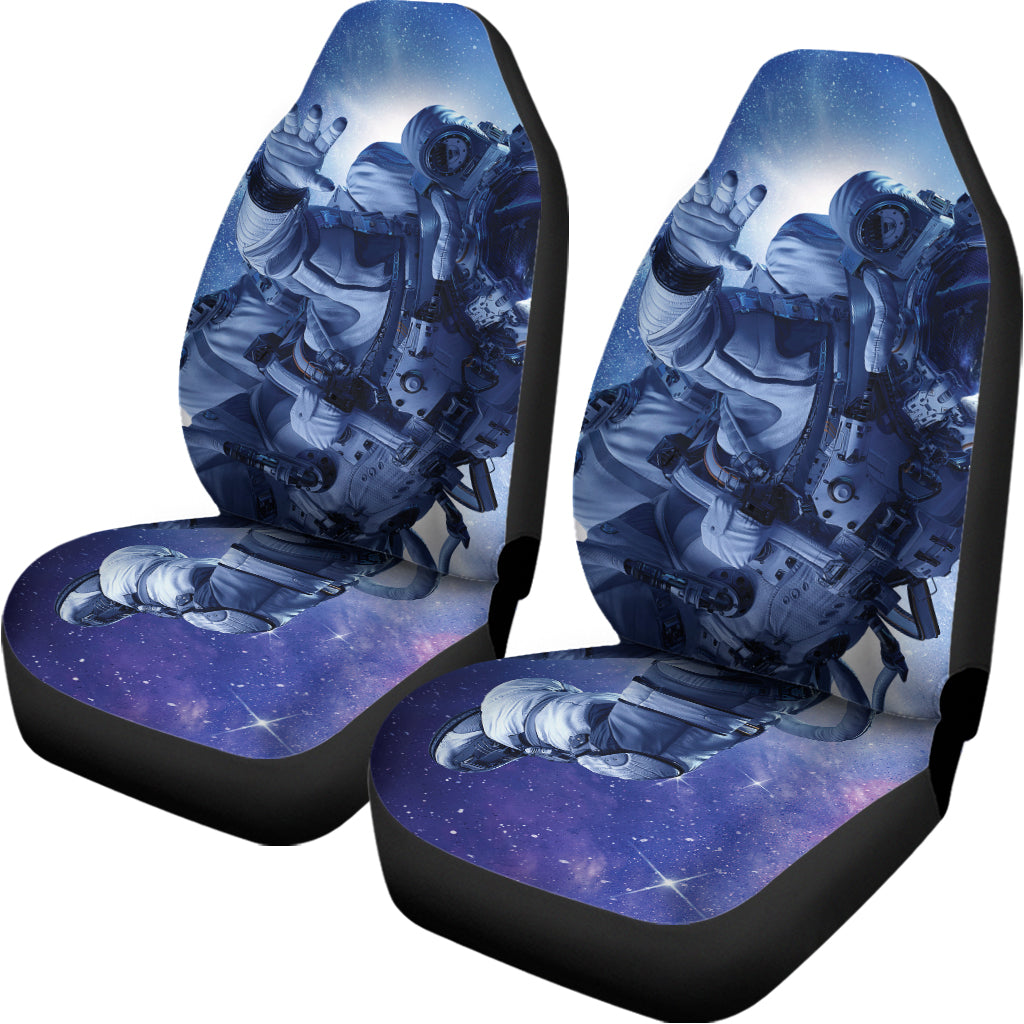 Astronaut On Space Mission Print Universal Fit Car Seat Covers