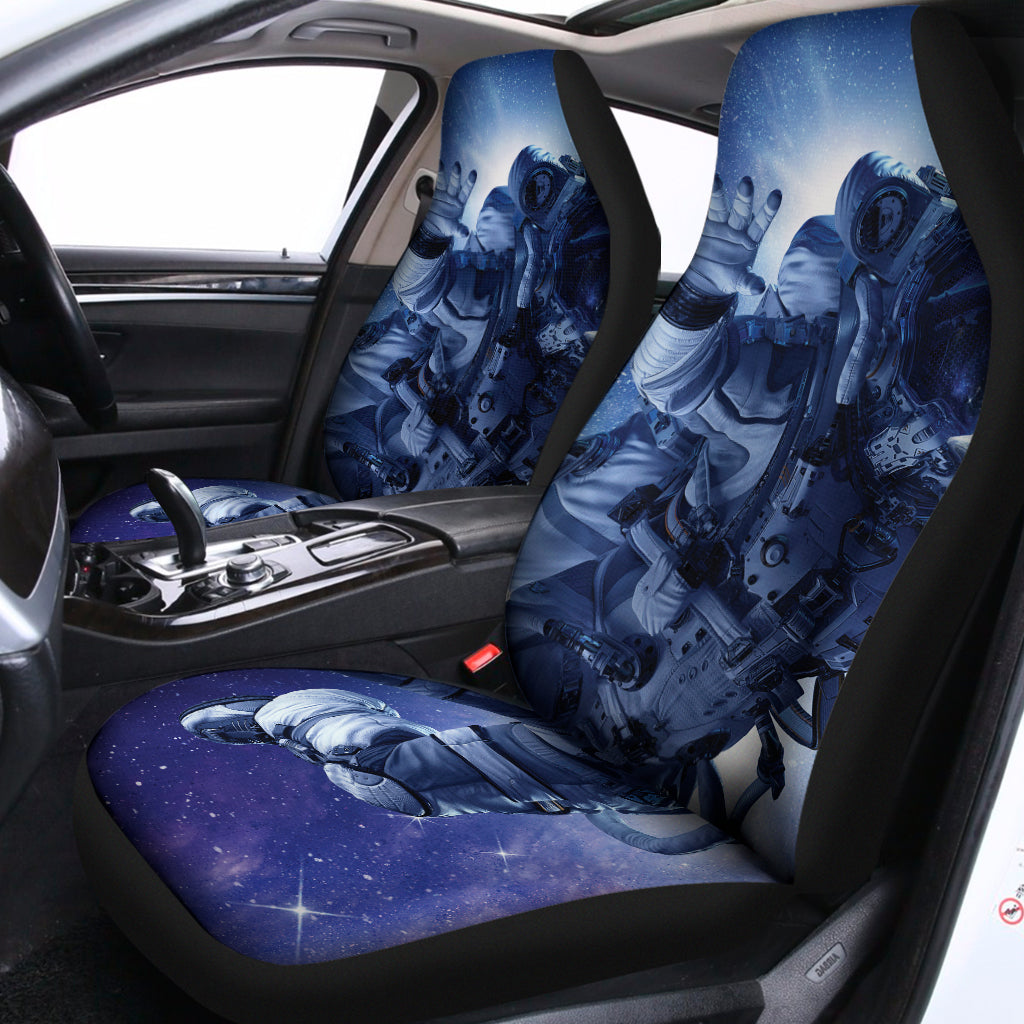 Astronaut On Space Mission Print Universal Fit Car Seat Covers