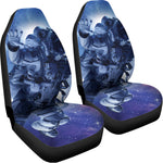 Astronaut On Space Mission Print Universal Fit Car Seat Covers