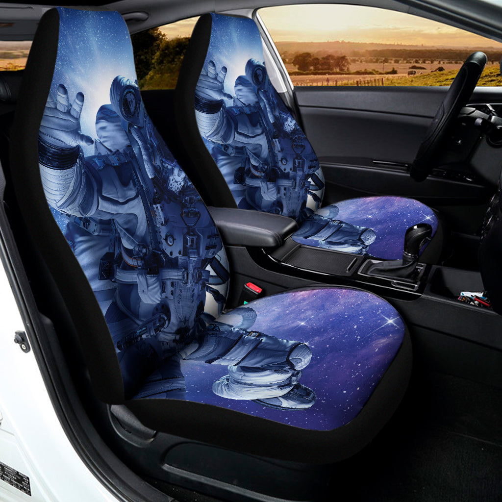 Astronaut On Space Mission Print Universal Fit Car Seat Covers