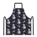 Astronaut Pug In Space Pattern Print Apron