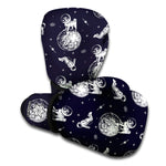 Astronaut Pug In Space Pattern Print Boxing Gloves