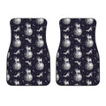 Astronaut Pug In Space Pattern Print Front Car Floor Mats