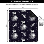 Astronaut Pug In Space Pattern Print Futon Protector