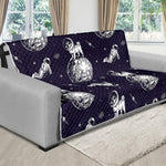 Astronaut Pug In Space Pattern Print Futon Protector