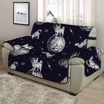 Astronaut Pug In Space Pattern Print Half Sofa Protector