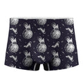 Astronaut Pug In Space Pattern Print Men's Boxer Briefs