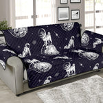 Astronaut Pug In Space Pattern Print Sofa Protector