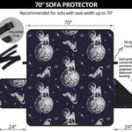 Astronaut Pug In Space Pattern Print Sofa Protector