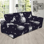 Astronaut Pug In Space Pattern Print Sofa Slipcover