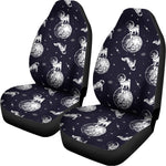 Astronaut Pug In Space Pattern Print Universal Fit Car Seat Covers