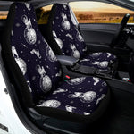 Astronaut Pug In Space Pattern Print Universal Fit Car Seat Covers