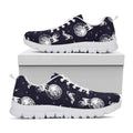 Astronaut Pug In Space Pattern Print White Running Shoes