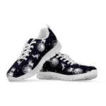 Astronaut Pug In Space Pattern Print White Sneakers