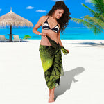 Atheris Nitschei Snake Print Beach Sarong Wrap