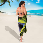 Atheris Nitschei Snake Print Beach Sarong Wrap