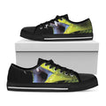 Atheris Nitschei Snake Print Black Low Top Sneakers