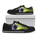 Atheris Nitschei Snake Print Black Low Top Shoes 