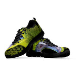 Atheris Nitschei Snake Print Black Sneakers