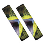 Atheris Nitschei Snake Print Car Seat Belt Covers