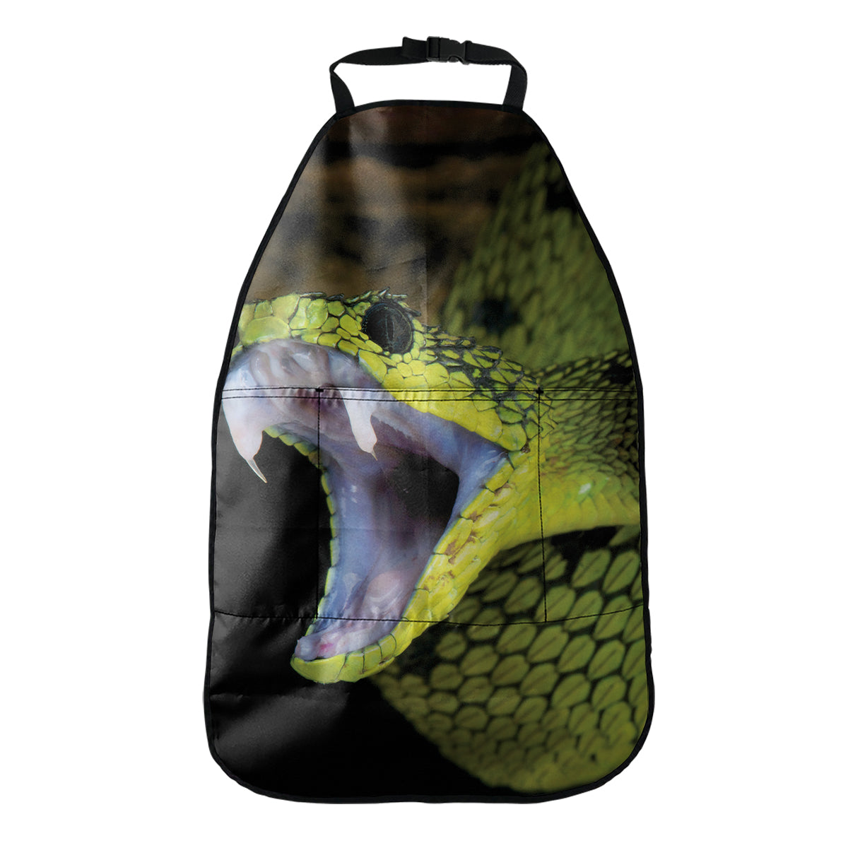 Atheris Nitschei Snake Print Car Seat Organizers