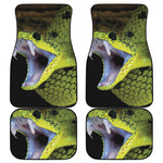 Atheris Nitschei Snake Print Front and Back Car Floor Mats