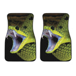 Atheris Nitschei Snake Print Front Car Floor Mats