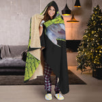 Atheris Nitschei Snake Print Hooded Blanket