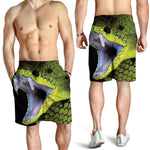Atheris Nitschei Snake Print Men's Shorts