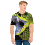 Atheris Nitschei Snake Print Men's T-Shirt