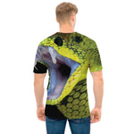 Atheris Nitschei Snake Print Men's T-Shirt