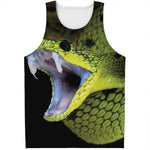 Atheris Nitschei Snake Print Men's Tank Top