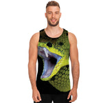 Atheris Nitschei Snake Print Men's Tank Top