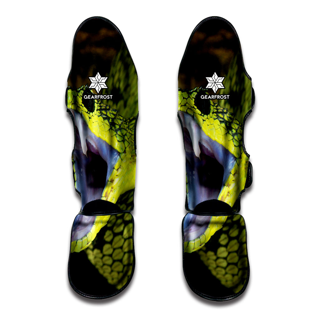 Atheris Nitschei Snake Print Muay Thai Shin Guard