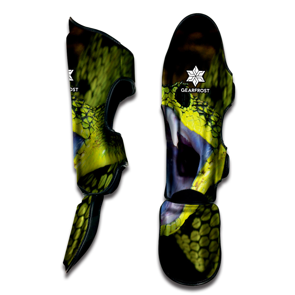 Atheris Nitschei Snake Print Muay Thai Shin Guard