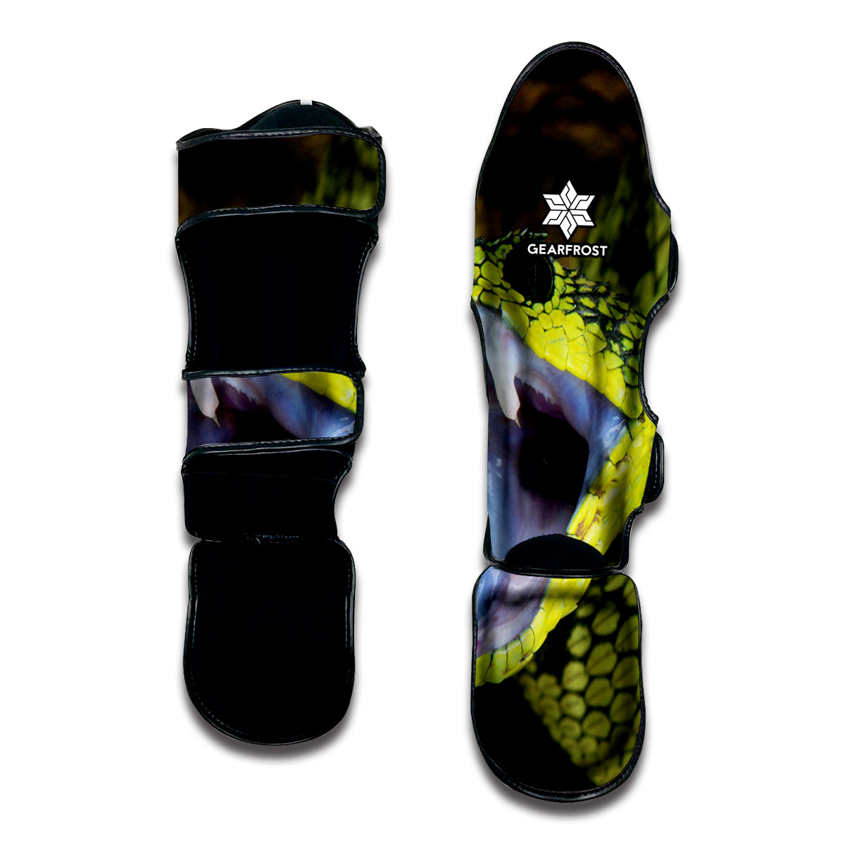 Atheris Nitschei Snake Print Muay Thai Shin Guard