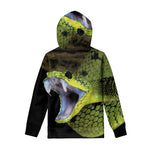 Atheris Nitschei Snake Print Pullover Hoodie