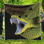 Atheris Nitschei Snake Print Quilt