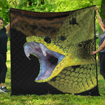 Atheris Nitschei Snake Print Quilt