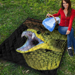 Atheris Nitschei Snake Print Quilt