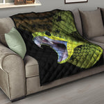 Atheris Nitschei Snake Print Quilt