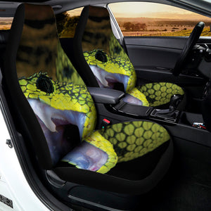 Atheris Nitschei Snake Print Universal Fit Car Seat Covers